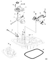 Масляный насос 4-Х ТАКТНОГО ПЛМ MERCURY 80 Серийный номер от 1B227000 до 1B366822