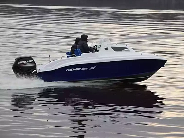 КОМБИНИРОВАННЫЙ КАТЕР С КАЮТОЙ WYATBOAT Neman-500