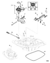 Масляный насос 4-Х ТАКТНОГО ПЛМ MERCURY 115 Серийный номер от 01B366823 и выше