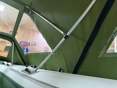 Ходовой комб. (носовой+основной) тент MISHIMO 390 LITE/PRO/LITE DF кмф зеленый (6)