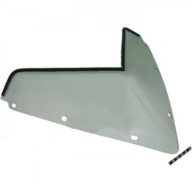 Стекло ветровое для снегохода Polaris RUSH 2011- (высота 18см, толщина 3мм, ПЭТг)